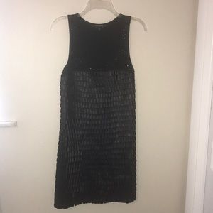 Express brand pleated ribbon dress